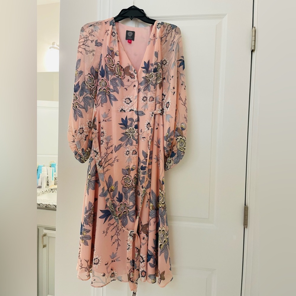 Floral Pink Vince Camuto Dress